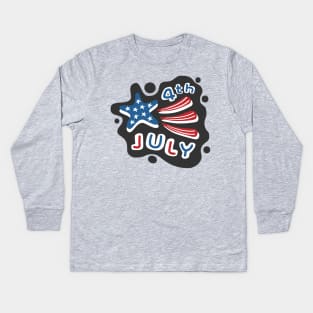 4th of July Kids Long Sleeve T-Shirt